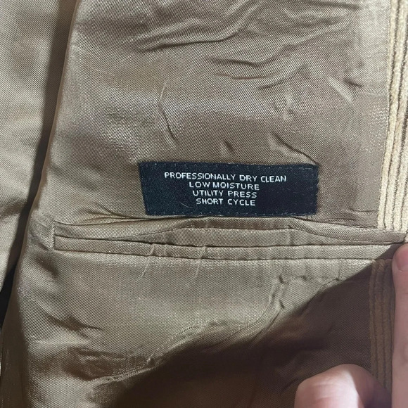 Jos A. Bank Men’s Wool/Silk Blend Corduroy Sport Coat Blazer in Camel Size 42 - Picture 13 of 13